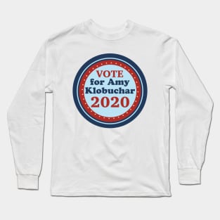 Vote Amy Klobuchar 2020 Long Sleeve T-Shirt
